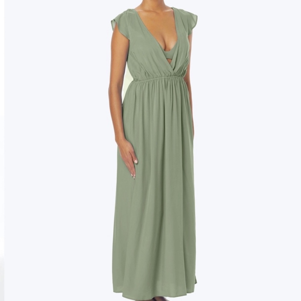 Vince Camuto Swim Olive Maxi Dress